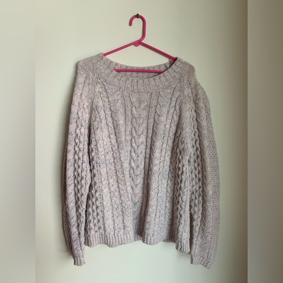 John + Jenn Lux Sweater in Pearly Cable - FINAL SALE main image 1